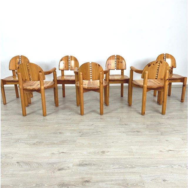 Mid-Century Modern Rainer Daumiller Dining Chairs – Set of 7 For Sale - Image 3 of 11