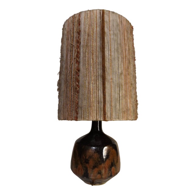 Lamp Gres Ceramic De La Borne by Annie Maume and Robert Heraud, 1970s For Sale