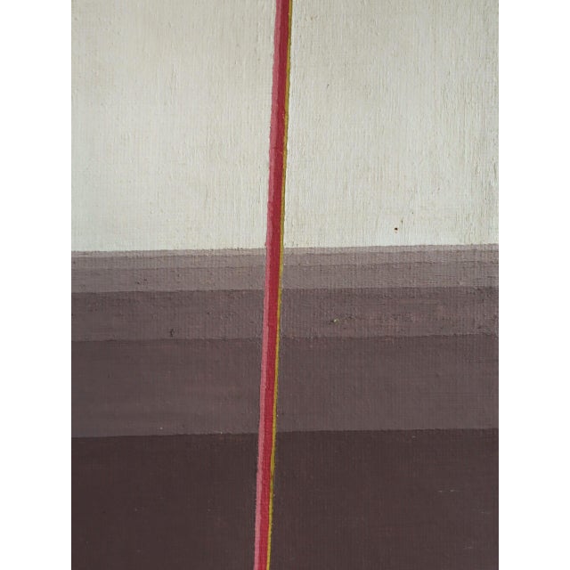 1971 Modernist 'Clocks & Chimes' Vintage Swedish Abstract Oil Painting, Framed For Sale - Image 9 of 12