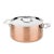 Contemporary Mepra Toscana 18/10 Stainless Steel and Copper Finish 8" Casserole Pan With Handles For Sale - Image 3 of 3