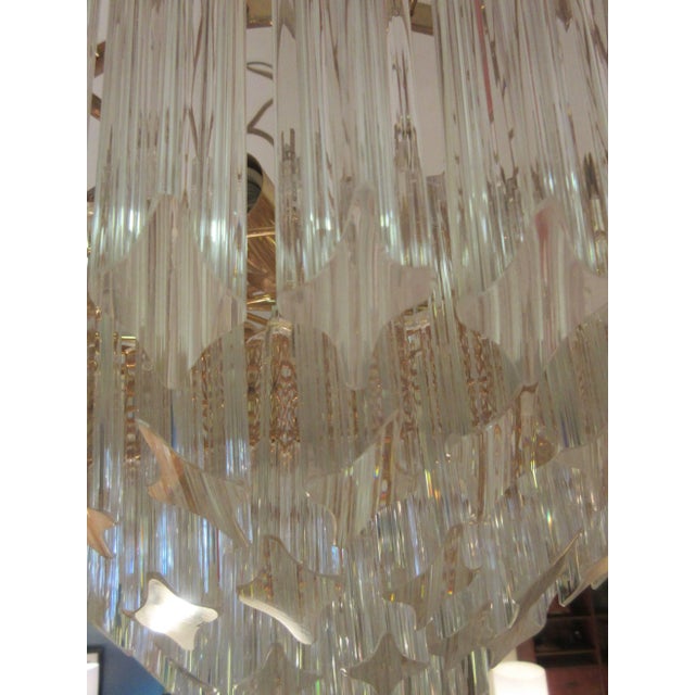 Venini Large Seven-Tiered Venini Chandelier For Sale - Image 4 of 7