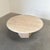 Vintage Round Travertine Coffee Table, 1970s For Sale - Image 6 of 13