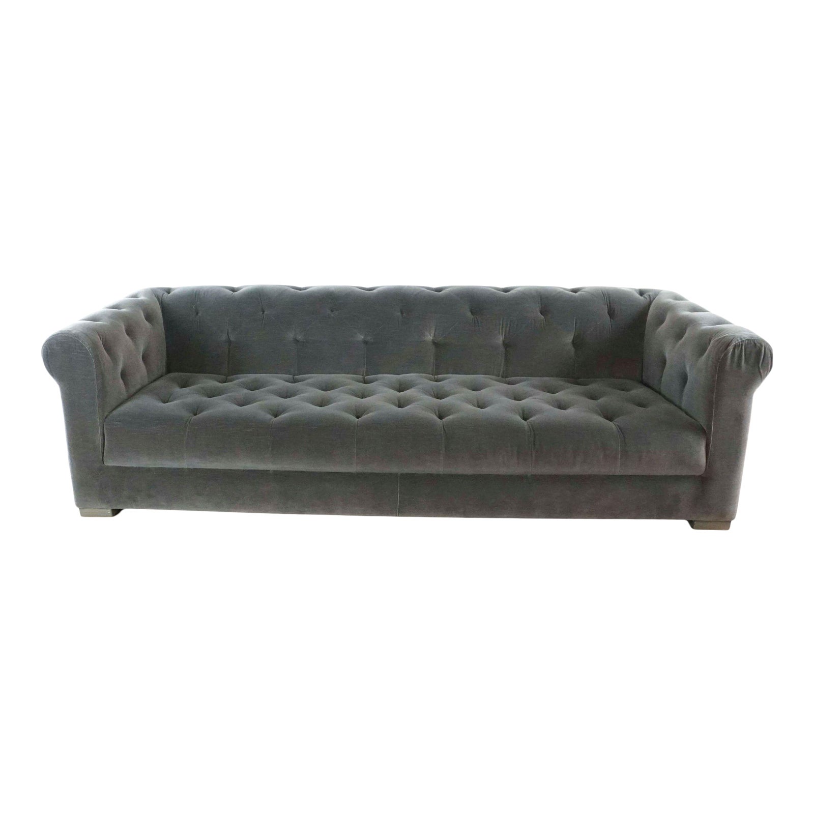 Restoration Hardware Modena Chesterfield Sofa With Tufted Seat Chairish