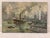 Walter Prescher Van Ed (1916-1988) Large Signed French Harbor Oil Painting For Sale - Image 4 of 16