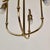 4-Arm Chandelier in Brass with Silk Shades, Austria, 1930s For Sale - Image 13 of 17