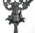 Black Early 20th Century Restored Victorian Wrought Iron Bridge Floor Lamp For Sale - Image 8 of 15
