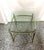 Super clean La Barge polished brass Hollywood Regency style square end table with bevelled glass top . No pitting or...