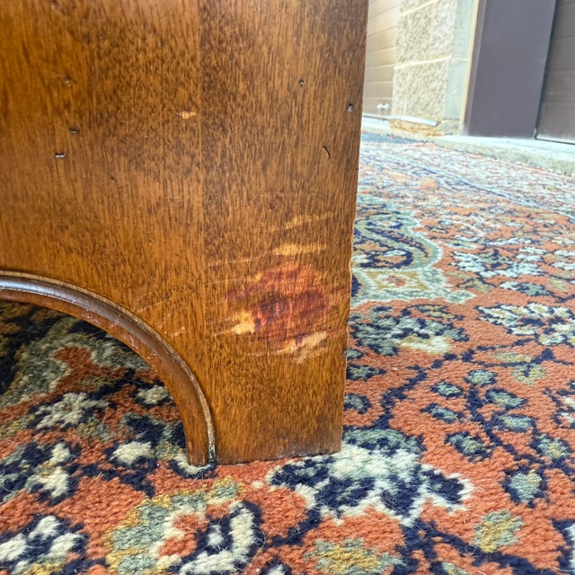 1980s Ethan Allen Country French Solid Birch 6 Drawer Highboy Armoire Dresser (26-5305 Fruitwood) For Sale - Image 17 of 18