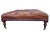Oversized Tufted Chesterfield Leather Plantation Ottoman -Vicente Wolf Collection For Sale - Image 4 of 18