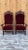 Antique French Regency Style Ornate Caved Walnut Throne Chairs Newly Reupholstered in a Burgundy Mohair - Pair For Sale - Image 4 of 13