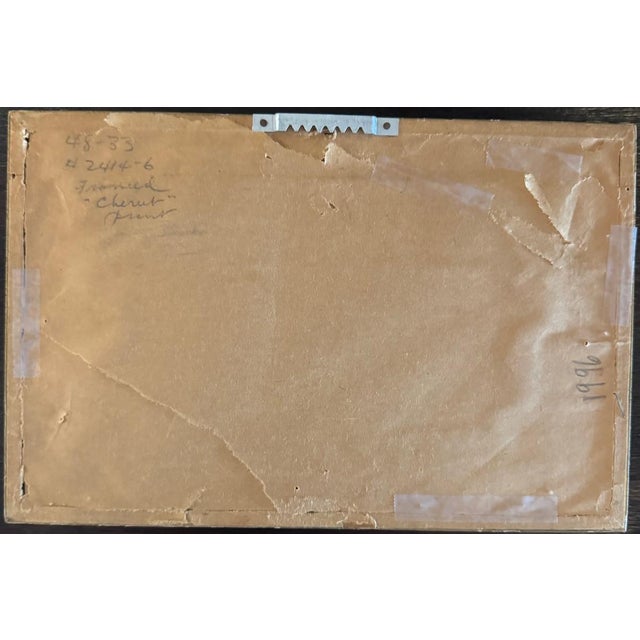 Set of 3 Framed Cherub Engravings – Neoclassical Putti Studies For Sale In Los Angeles - Image 6 of 7