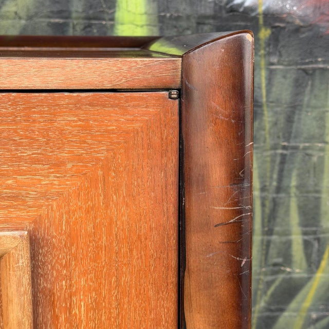 Hellum Furniture Company Highboy Dresser in James Mont Style For Sale - Image 10 of 12