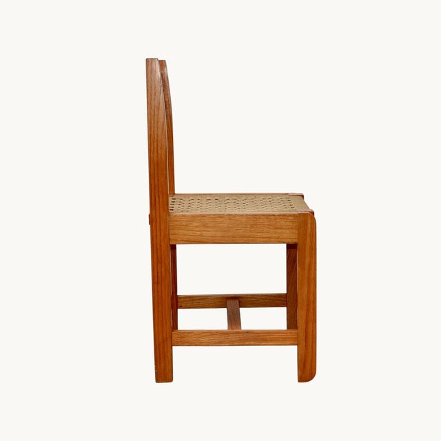 Wood ItalianLight Wood Chairs, 1960s, Set of 6 For Sale - Image 7 of 10