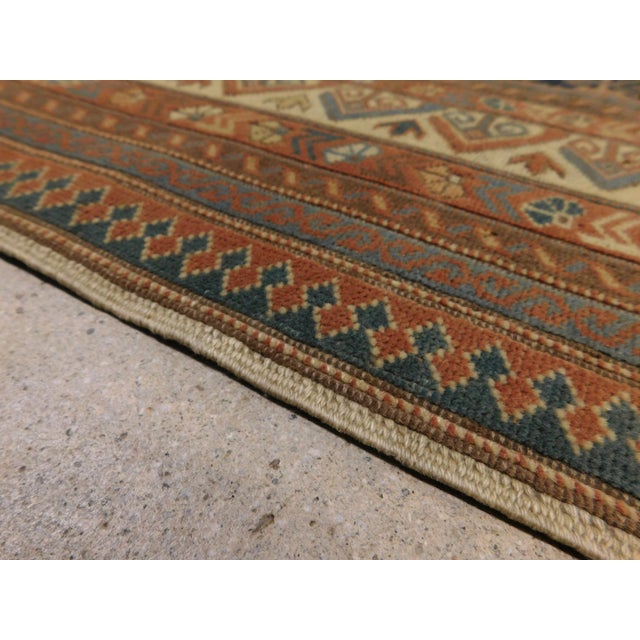 Vintage Handmade Turkish Rug of Caucasian Design. 5'3"x 6'3" For Sale - Image 11 of 18