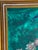 2000 - 2009 Contemporary Abstract Painting in Green in Antique Frame For Sale - Image 5 of 5