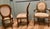 French Louis XVI Style Salon Armchairs, Set of 5 For Sale - Image 6 of 8