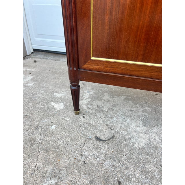 Late 19th Century French 19th Century Louis XVI Mahogany Two Door Buffet For Sale - Image 5 of 12