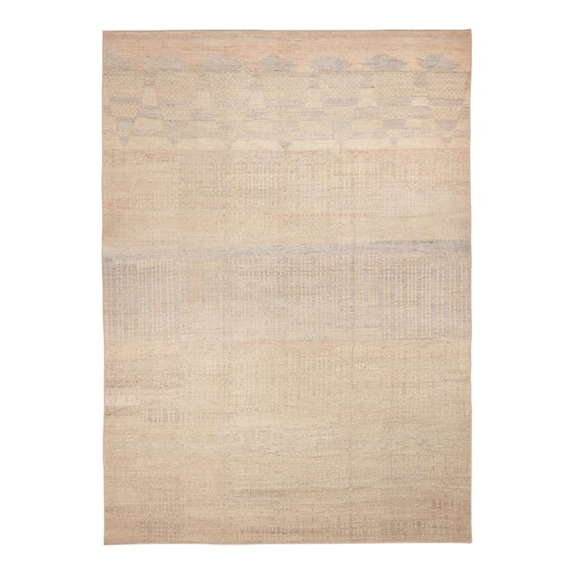 Nazmiyal Collection Oversized Modern Moroccan Style Rug For Sale
