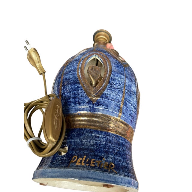 Ceramic Lamp by Georges Pelletier for Vallauris, 1970 For Sale - Image 6 of 8