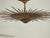 Gold Mid 20th Century Spanish Midcentury Gilt Metal Sunburst Chandelier with Wavy Rays For Sale - Image 8 of 12