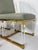 Set of 4 1980s igned Charles Hollis Jones Lucite & Brass Dining Chairs, Metric Line For Sale - Image 16 of 18