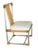 Mid 20th Century Set of 3 Bamboo and Lucite Chairs For Sale - Image 4 of 9
