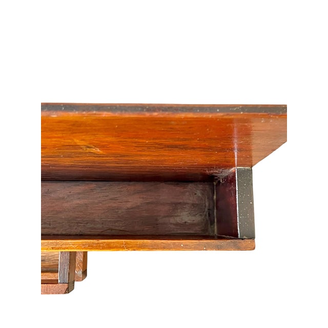 Mid 20th Century Brutalist Style MCM Wood Bookcase Magazine Stand For Sale - Image 4 of 18