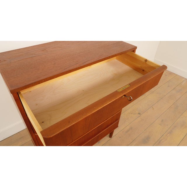 Vintage Danish Chest of Drawers in Teak For Sale - Image 6 of 10