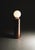 Navazi Medium Floor Lamp in Scorched Coal Ceramic and Frosted Glass by Svitanok For Sale - Image 6 of 10
