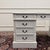 Classic English White Desk with Desk Chair, Set of 2 For Sale - Image 9 of 18