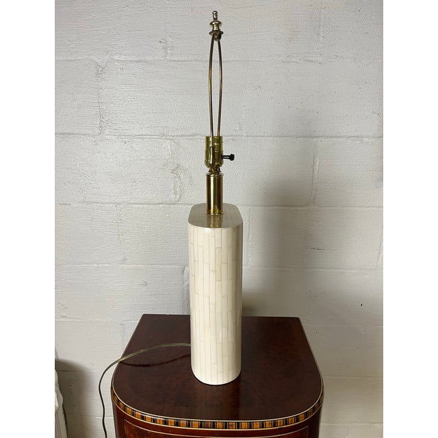 1970s Vintage Enrique Garcel Tessellated Table Lamp For Sale - Image 5 of 7