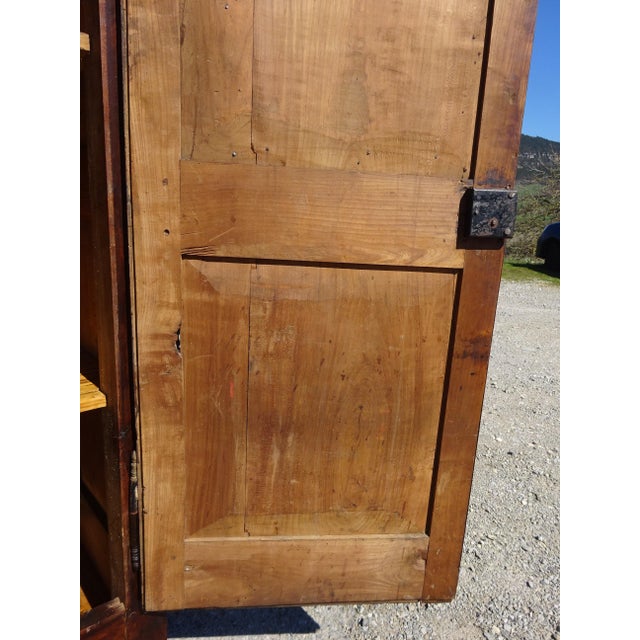 19th Century Louis Philippe Walnut Wardrobe For Sale - Image 16 of 18