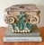 Antique heavy hand-carved wooden Corinthian capital. Visible weathering and wear adds to its aged appeal. An architectural...