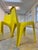 This yellow Bofinger chair is a milestone in design history and is considered the world's first mass-produced plastic...