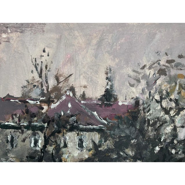 Magdalena Spasowicz, Landscape, Oil on Board, 1998 For Sale - Image 4 of 6