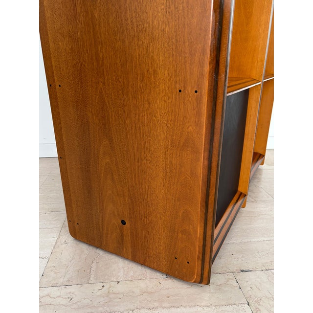 Artona Series Bookcases in Wood and Leather by Afra & Tobia Scarpa for Maxalto, 1970s, Set of 2 For Sale - Image 13 of 15