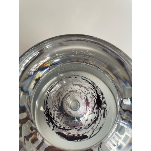 Graal Glass Vase by Edward Hald for Orrefors, Sweden, 1950s For Sale - Image 9 of 13