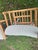 Brown 1 Vintage Rattan Ottoman With Zippered Cushions For Sale - Image 8 of 10