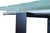 Vintage 1980 Glass & Metal Roche Bobois Dining Table With Extensions Included For Sale In Portland, OR - Image 6 of 12