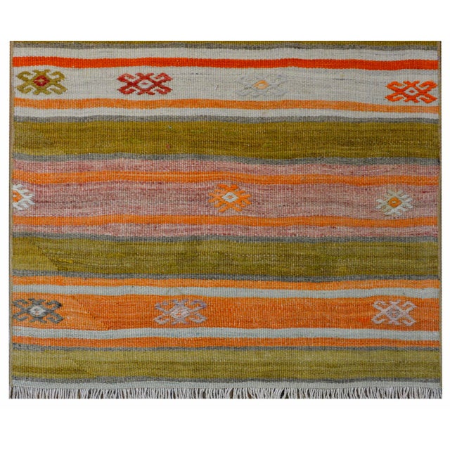 Early 20th Century Konya Kilim Runner For Sale In Chicago - Image 6 of 9
