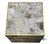 Contemporary Contemporary Bernhardt Tildon Transitional Style Smokey Quartz & Brass Cube Side Table For Sale - Image 3 of 12