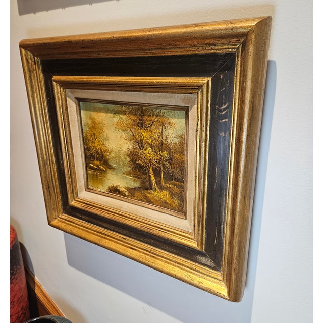 1970s Vintage Oil on Canvas For Sale - Image 5 of 12