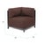 Axis Corner Chair Sterling Chocolate Titanium Frame For Sale In Chicago - Image 6 of 7