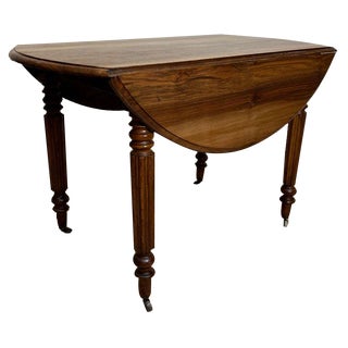 Antique Round Dining Table, France For Sale