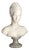 Bust of Manon Lescaut on Green Marble Base from Giannelli, 1950s For Sale
