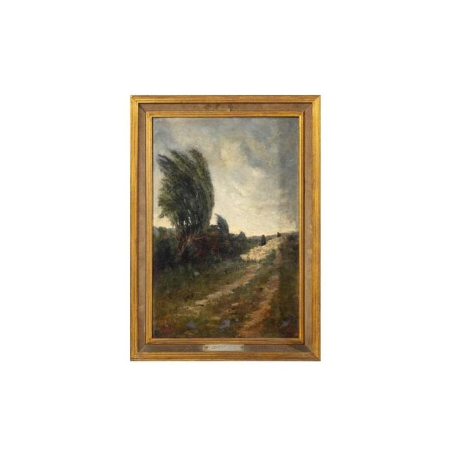 Joaquim Lopes, Landscape, 1915, Oil Painting on Canvas For Sale - Image 6 of 6