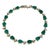7 Carat Natural Brazil Emerald and Diamond Tennis Bracelet 14 Karat Yellow Gold For Sale - Image 15 of 18