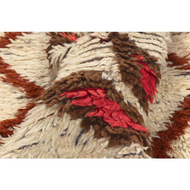 Vintage Azilal Moroccan Rug, 03'02 X 06'11 For Sale In Dallas - Image 6 of 10