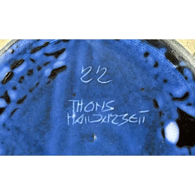 Mid-Century German Studio Pottery Wall Plate from Thoms Keramik, 1960s For Sale - Image 14 of 16