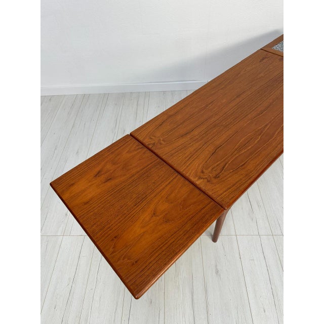 Vintage Mid-Century Danish Extendable Teak Coffee Table by Trioh Møbler, 1960s For Sale - Image 10 of 13